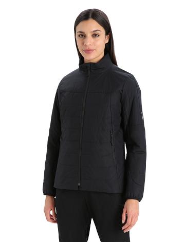 Dámské Bundy Icebreaker MerinoLoft™ Černé | CZ 1298KORI